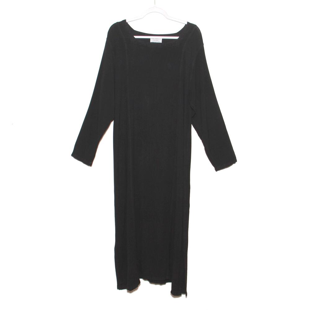 Vintage NOMAD Unstructured Black Maxi Dress No Size Tag